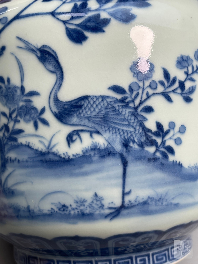 清道光  御制青花六合同春如意耳尊 - 图22